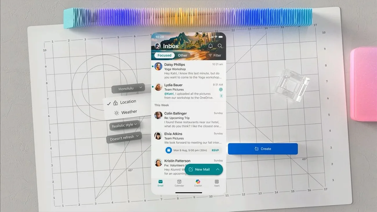 Microsoft Outlook’a yapay zeka destekli dinamik temalar geliyor