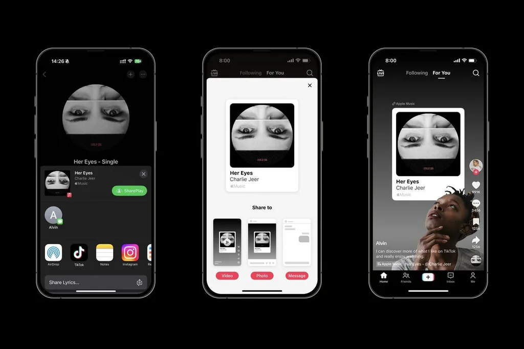 Spotify ve Apple Music’ten TikTok için doğrudan müzik paylaşımı dönemi başladı
