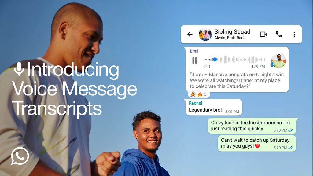 WhatsApp sesli mesajlar için yazıya dökme özelliğini sunuyor
