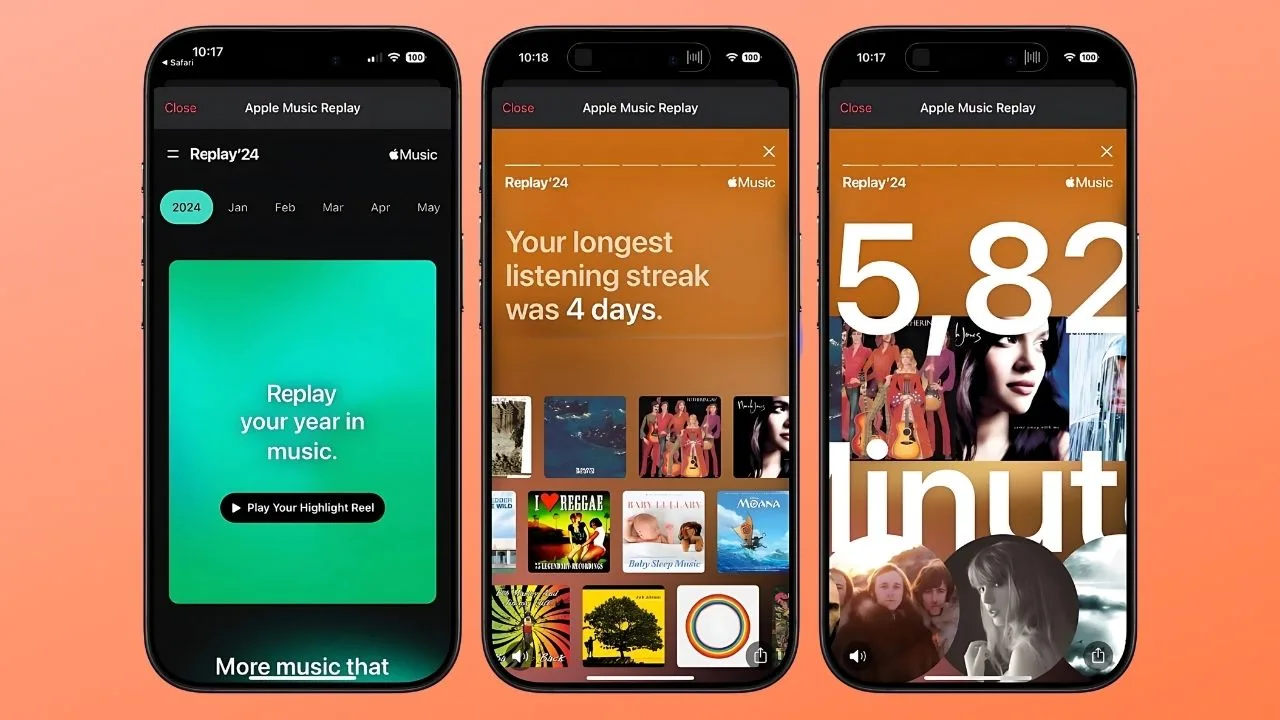 Apple Music Replay 2024, detaylı özelliklerle yayında