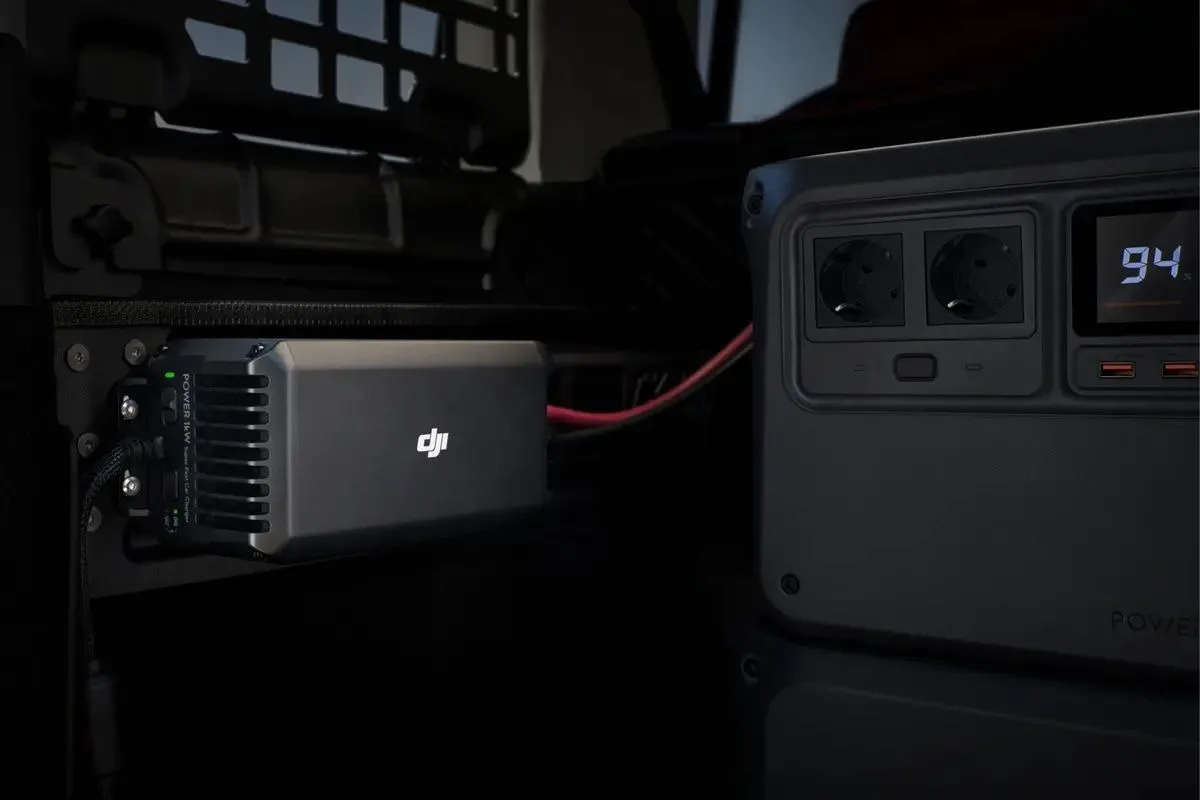DJI, taşınabilir güç istasyonları için 1000W araç şarj cihazını tanıttı
