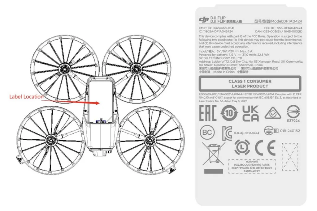 DJI’ın yeni katlanabilir drone modeli Flip sızdırıldı