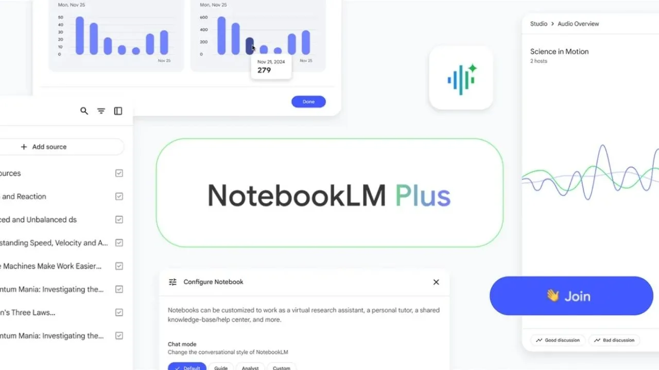 Google, NotebookLM Plus’ı One AI Premium planına dahil etti