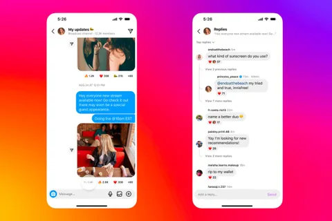 Instagram yayın kanallarına yanıt özelliği geldi