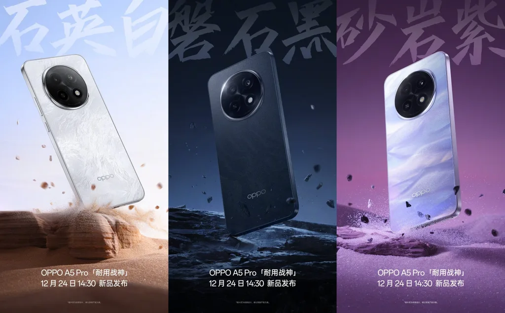 Oppo A5 Pro’nun renk seçeneklerini tanıtımdan önce açıkladı