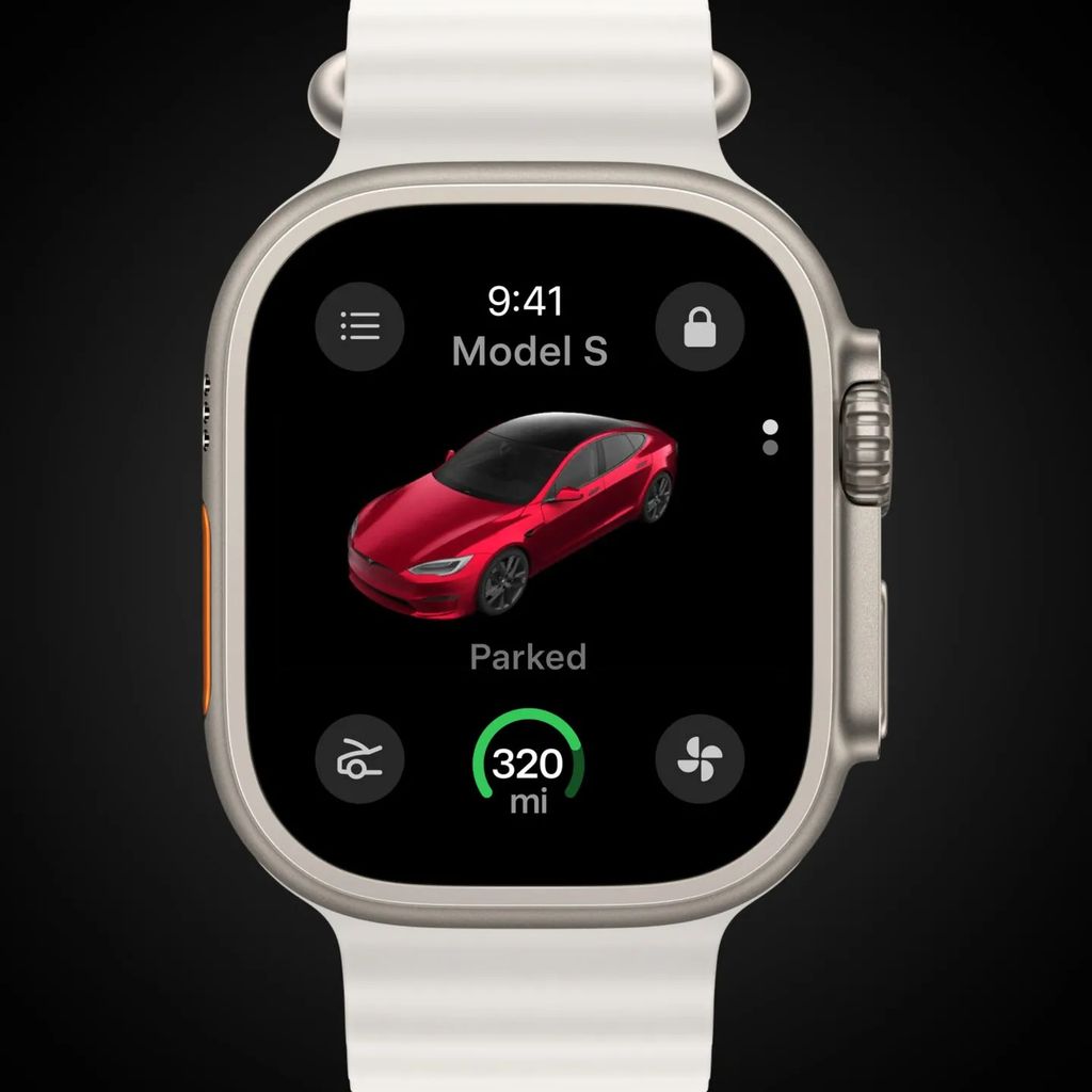 tesla apple watch