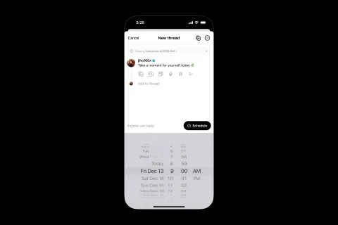 Threads’e gönderi zamanlama özelliği geliyor