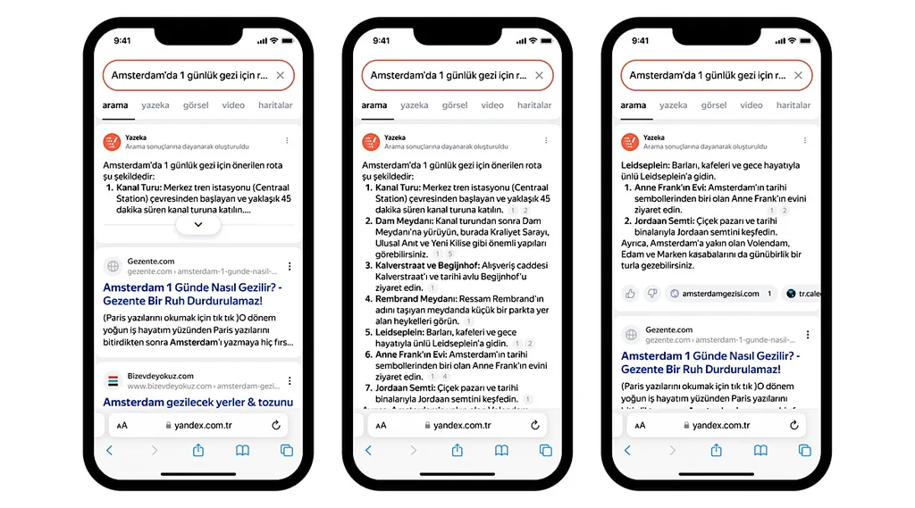 Yandex Türkiye, Yazekâ adlı yapay zekâ ile desteklenen yeni arama motorunu kullanıma sundu