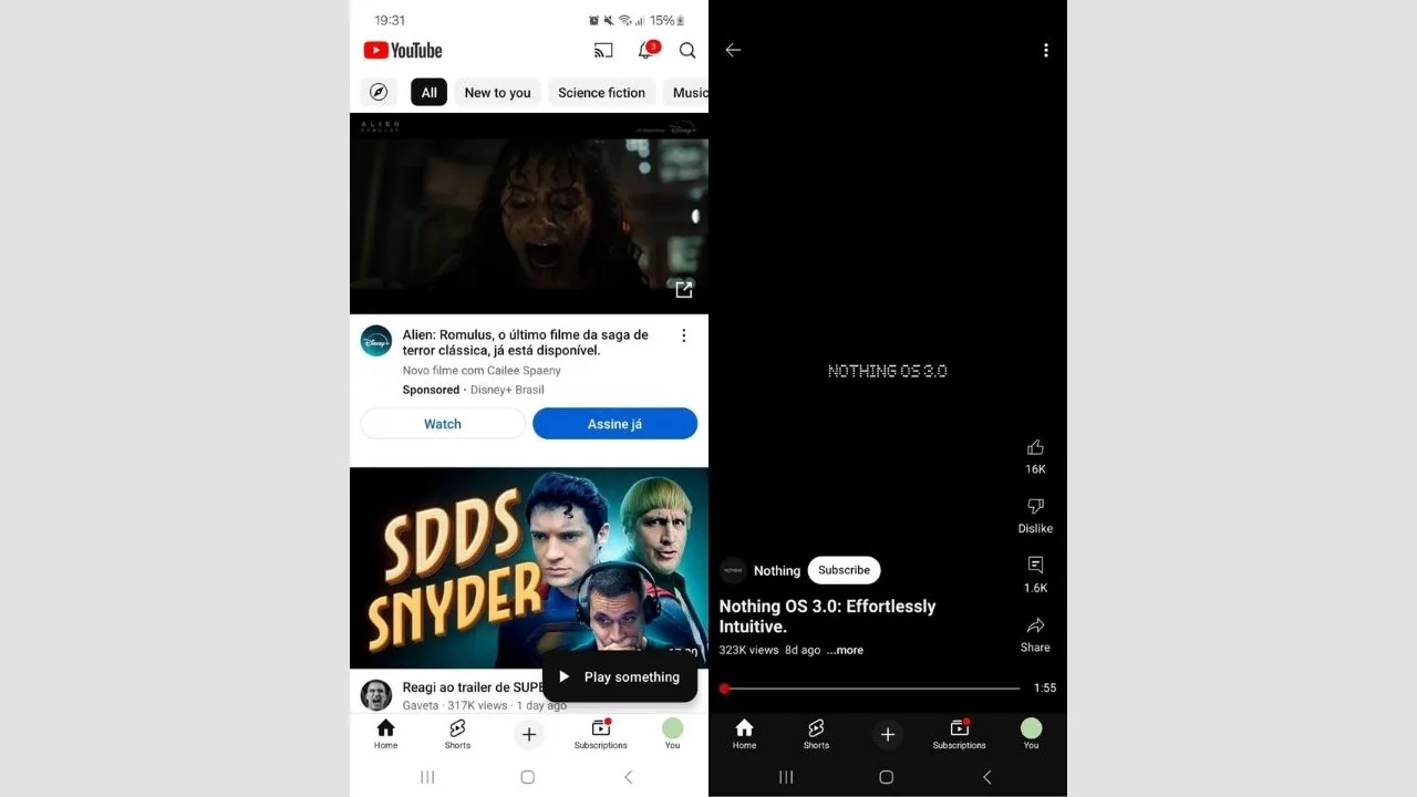 YouTube, ‘Bir Şeyler Oynat’ butonunu denemeyi sürdürüyor