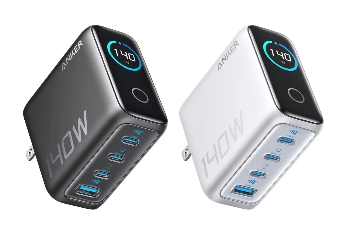 Anker, CES 2025’te 140W, ekranlı şarj cihazını tanıttı