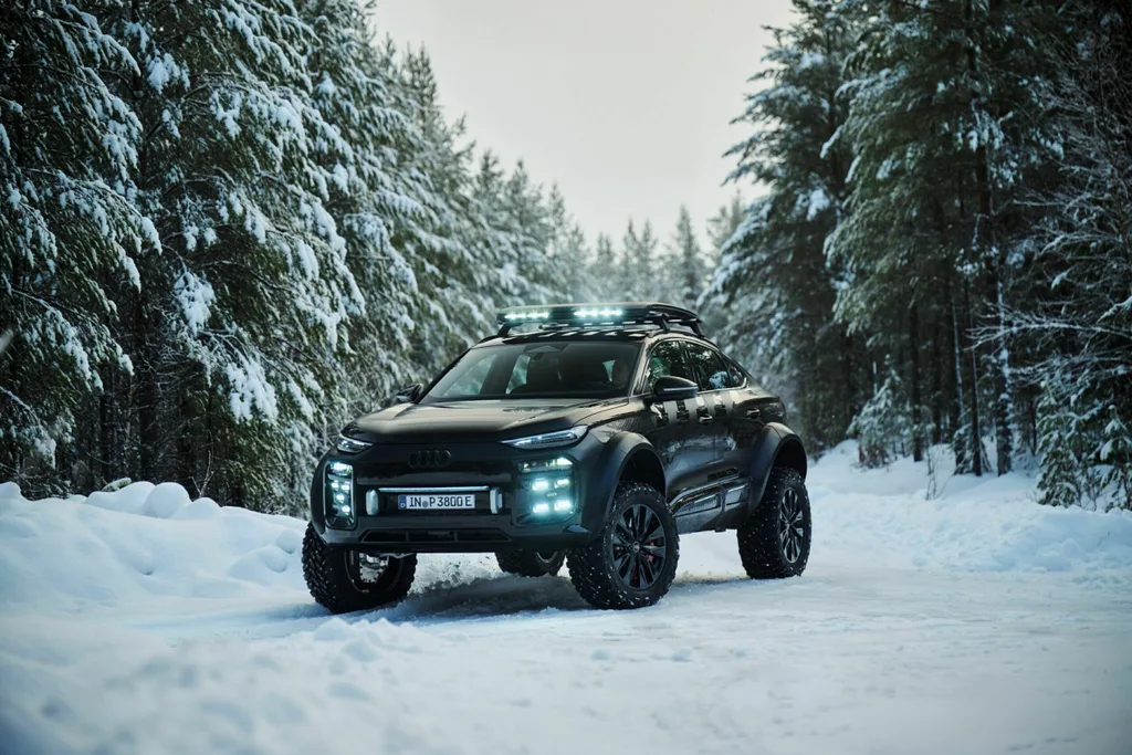 Audi Q6 E-Tron Offroad konsept zorlu kış koşullarına hazır