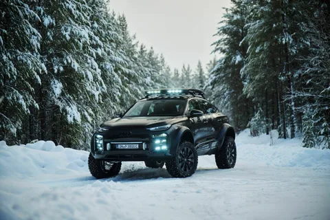 Audi Q6 E-Tron Offroad konsept zorlu kış koşullarına hazır