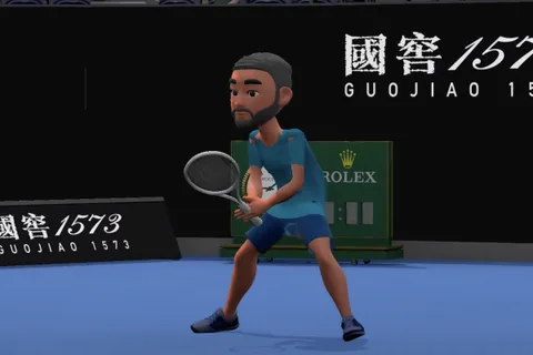 Avustralya Açık’ın animasyonlu yayınları, oyuncuları Wii Sports karakterlerine benzetiyor