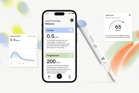 Eli Health Hormometer, tükürük testiyle stres seviyesini ölçmeyi sağlıyor