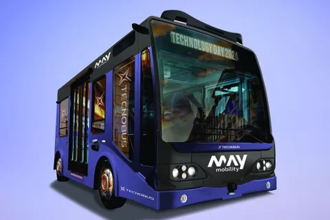 May Mobilty’nin yeni otonom elektrikli minibüsü değiştirilebilir bataryayla geliyor