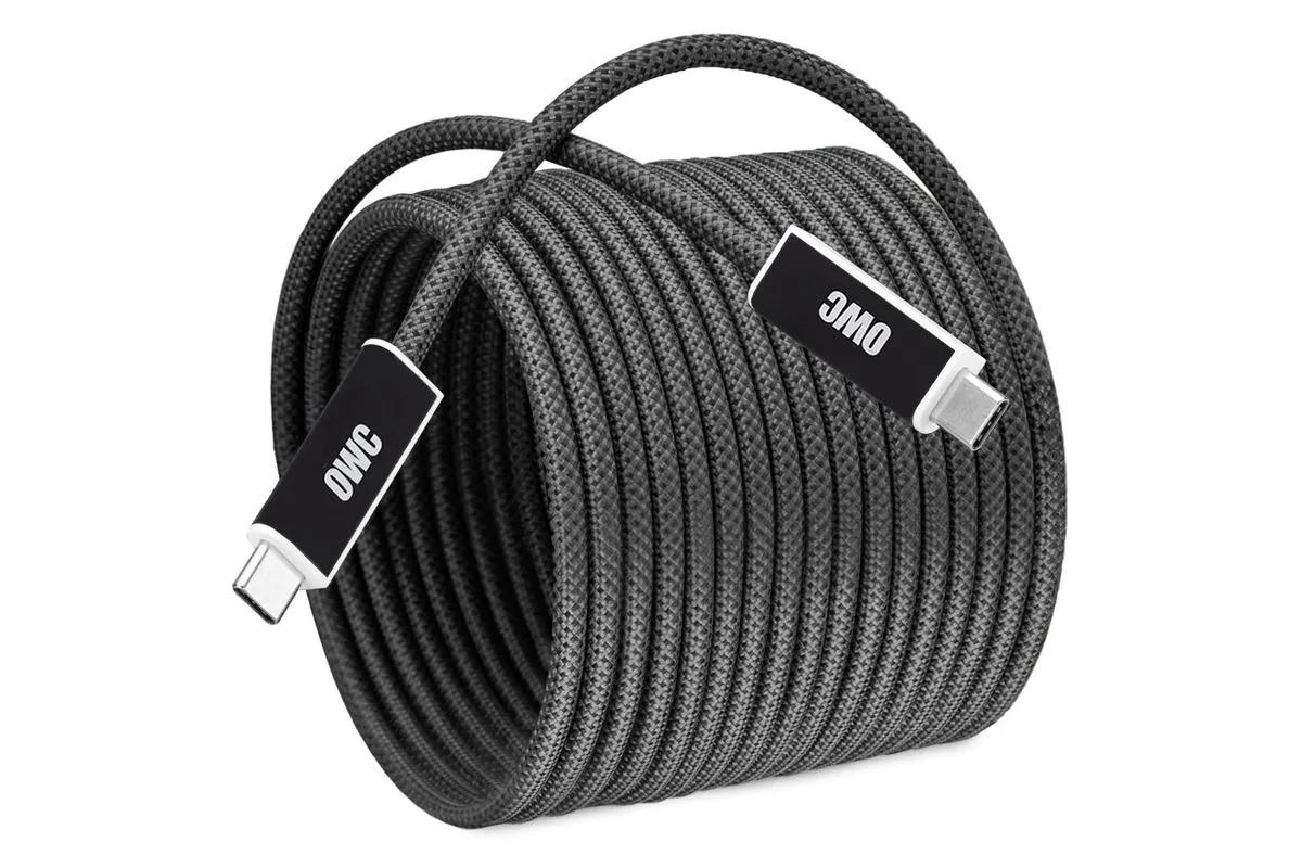 OWC daha hızlı ve daha uzun USB4 kablolarını tanıttı