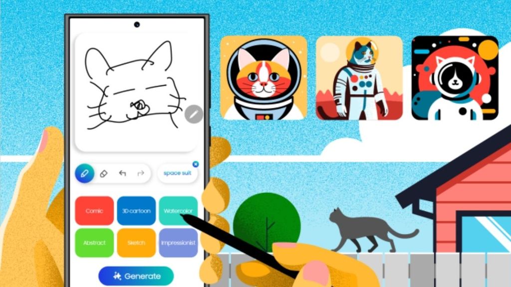 samsung sketch to image