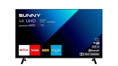 55 inç ekranlı Sunny SN55FMN243 Smart TV, 1.500 TL fiyat avantajıyla satışta (Ocak 2025)