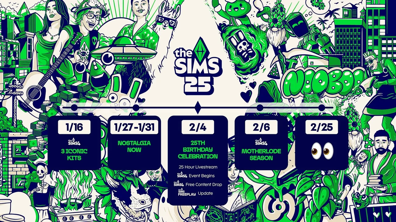 The Sims’in 25. yıl dönümü etkinlikleri duyuruldu