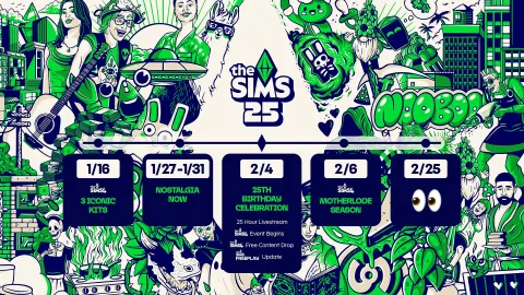 The Sims’in 25. yıl dönümü etkinlikleri duyuruldu