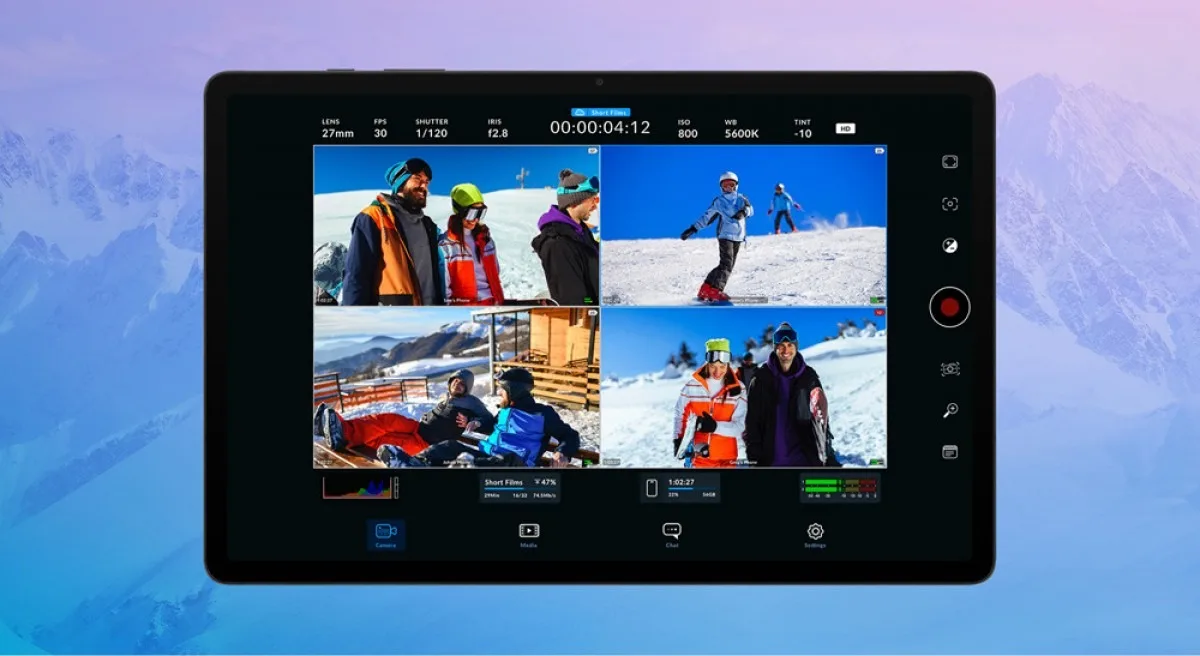 Blackmagic Camera Android uygulamasına çoklu kamera kayıt desteği eklendi