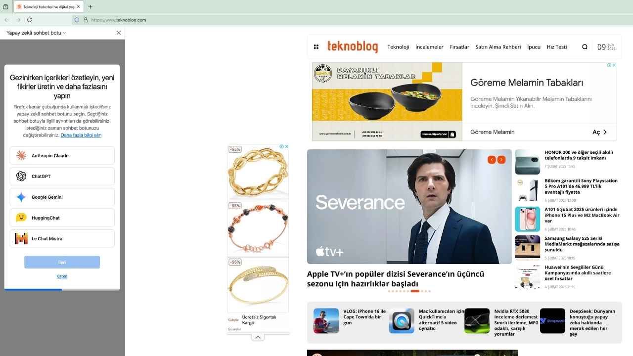 firefox 135 yapay zeka