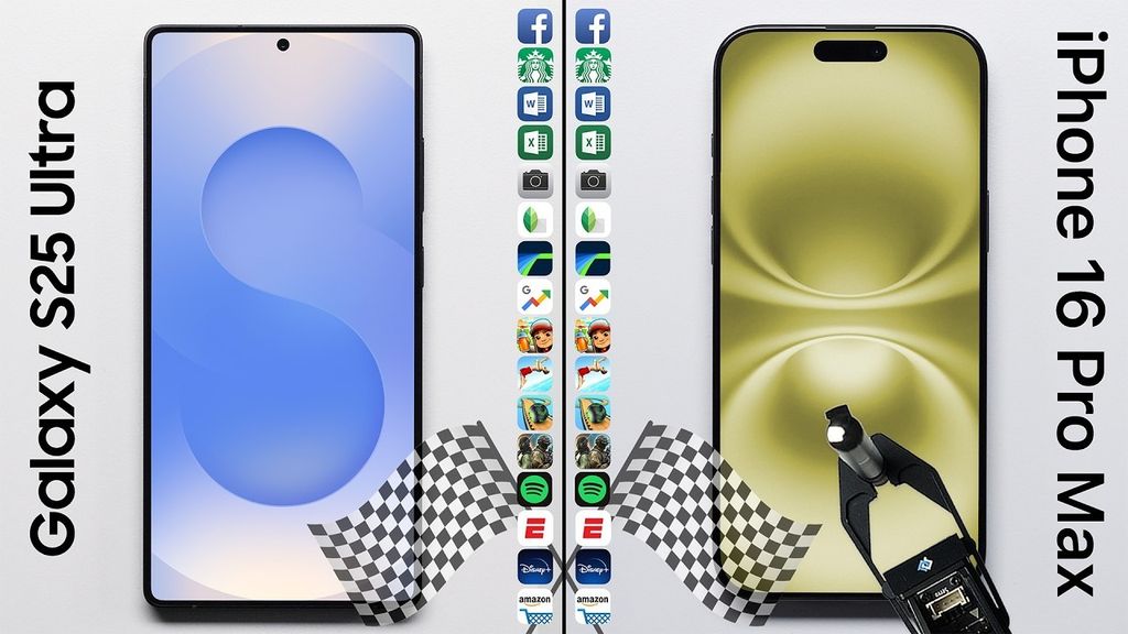 galaxy s25 ultra iphone 16 pro max