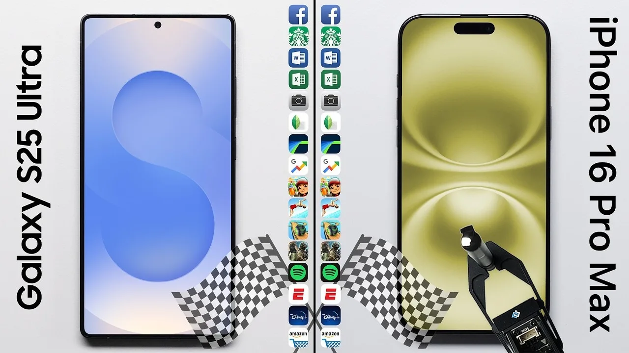 Samsung Galaxy S25 Ultra, hız testinde iPhone 16 Pro Max’i geride bıraktı