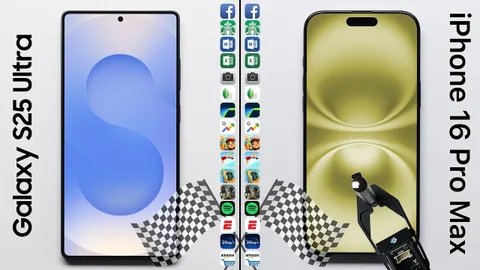 Samsung Galaxy S25 Ultra, hız testinde iPhone 16 Pro Max’i geride bıraktı