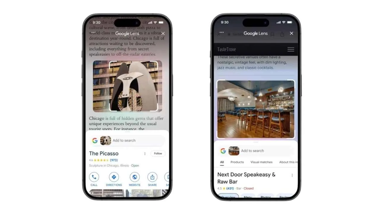 iPhone için Google Lens hareketleri kullanıma sunuldu