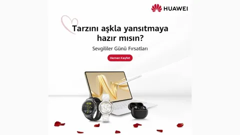 Huawei’nin Sevgililer Günü Kampanyasında akıllı saatlere özel fırsatlar