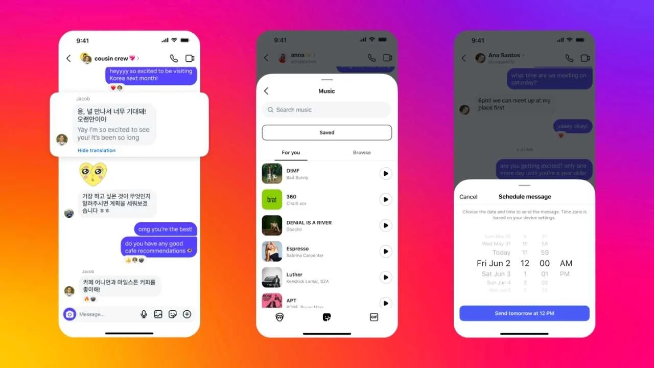 Instagram DM’leri gelişiyor, planlanmış mesajlar ve daha fazlası geliyor