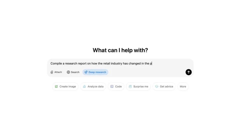 OpenAI ChatGPT’yi yeni “derin araştırma” aracıyla güçlendiriyor