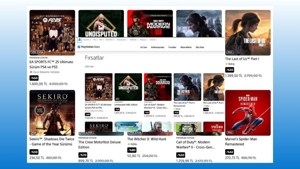 sony playstation store fırsat çılgınlığı