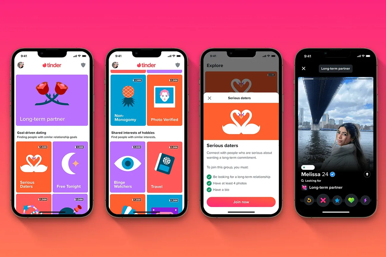 Tinder Keşfet sayfasına yeni kategoriler ekledi
