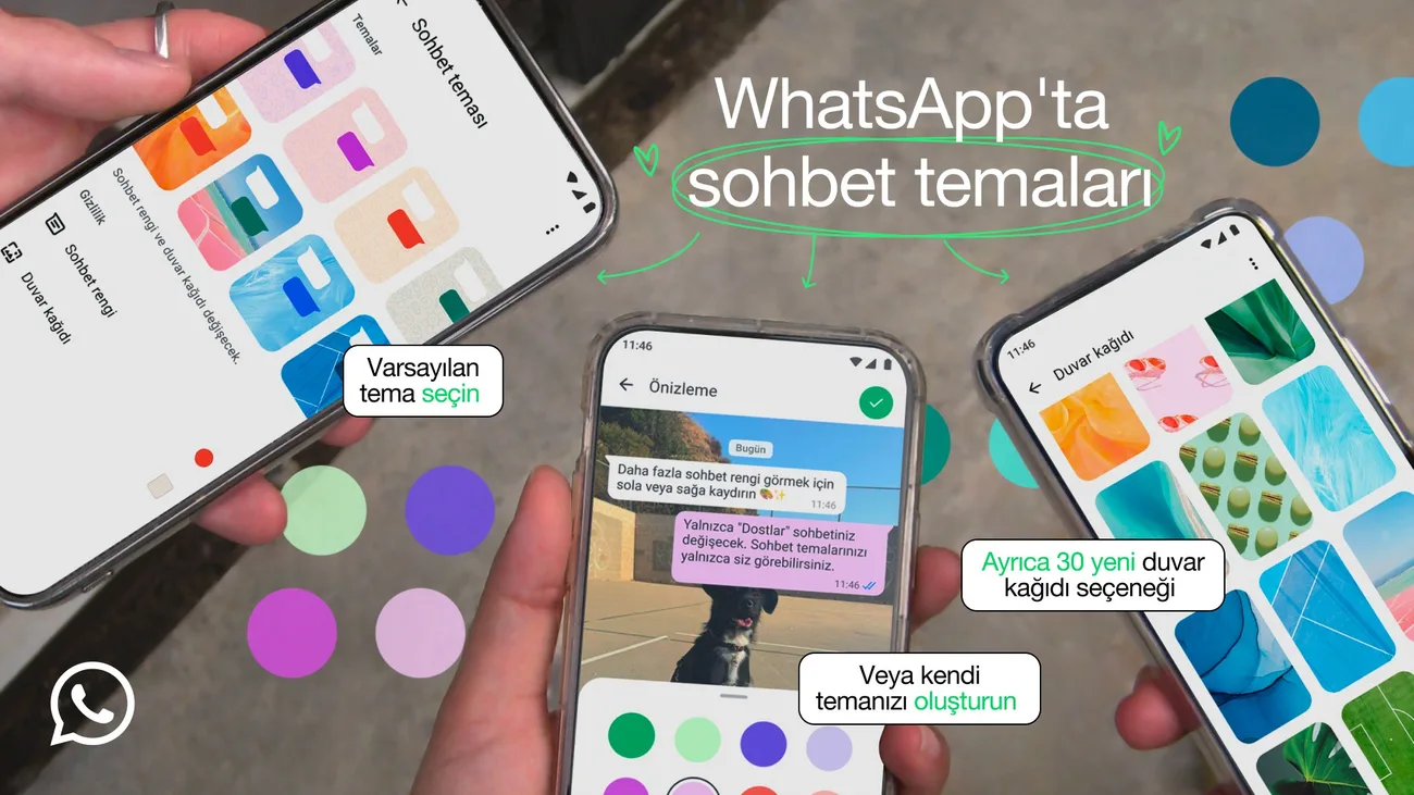 WhatsApp sohbet temalarını tüm kullanıcılarına sunmaya başladı