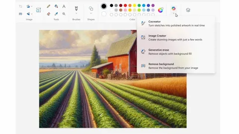 Windows 11’deki Paint’e yapay zekâ desteği geliyor