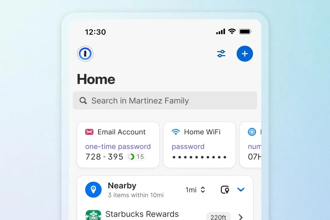 1Password, ‘Yakındaki’ özelliği ile parolaları konuma göre listeleyecek
