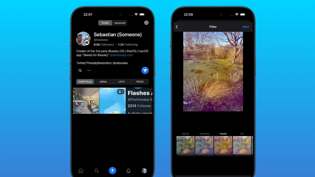 Flashes: Bluesky tabanlı yeni fotoğraf ve video paylaşım uygulaması