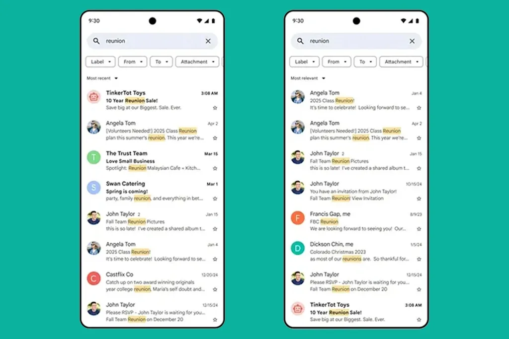 Gmail’de yapay zekâ destekli arama dönemi başlıyor