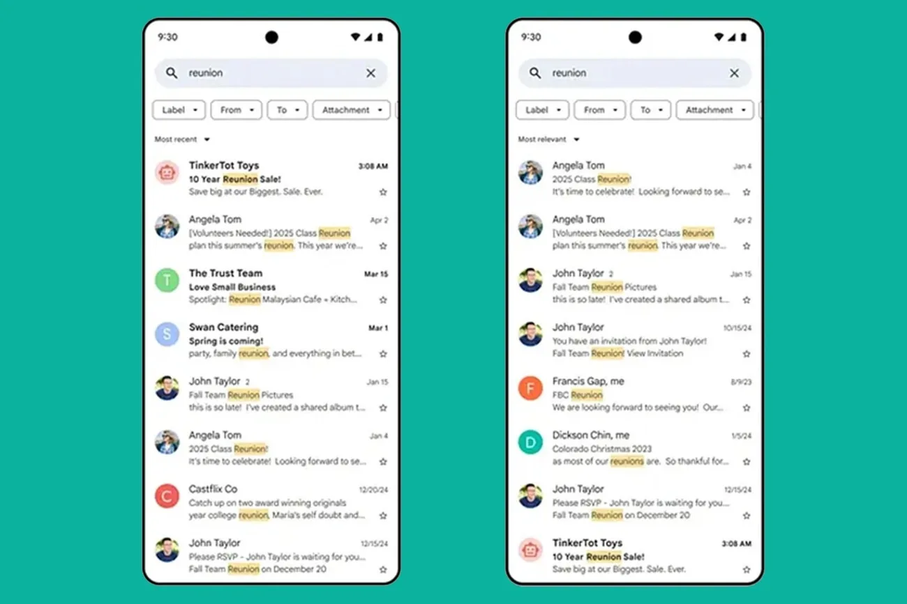 Gmail’de yapay zekâ destekli arama dönemi başlıyor
