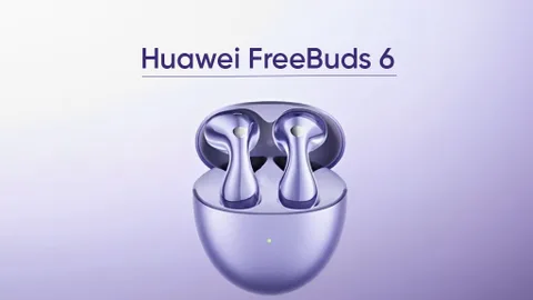 Huawei yeni kablosuz kulaklığı FreeBuds 6’nın resmi görsellerini paylaştı