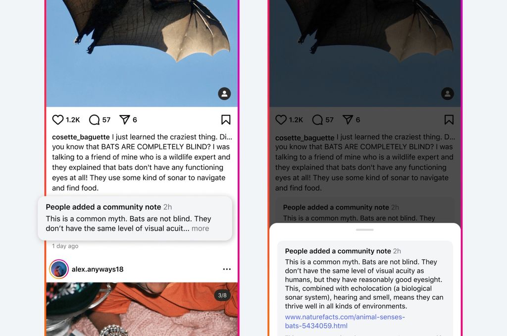 meta topluluk notları
