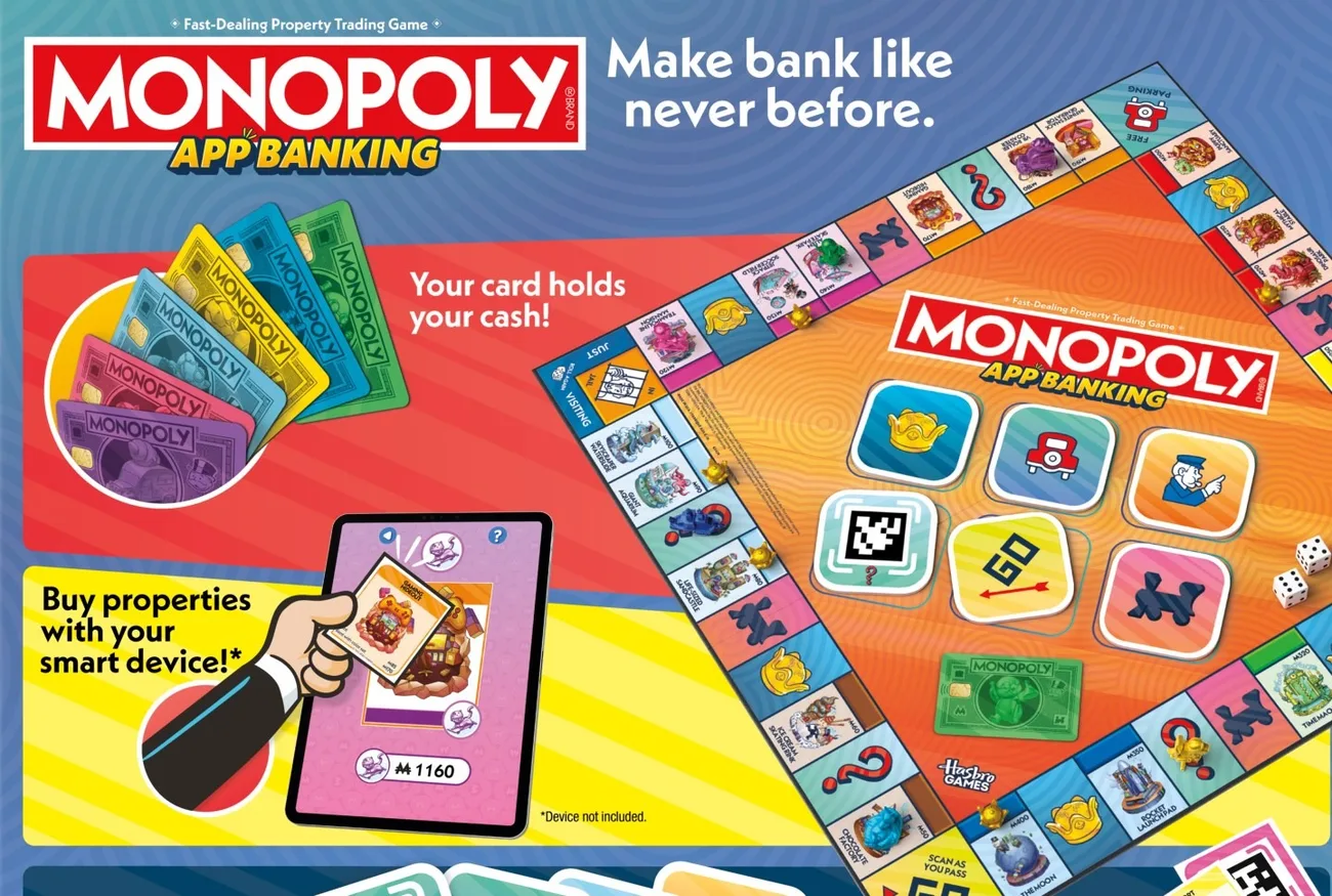 Monopoly’nin yeni versiyonu nakit ve matematiği ortadan kaldırıyor, yerine mobil uygulama koyuyor