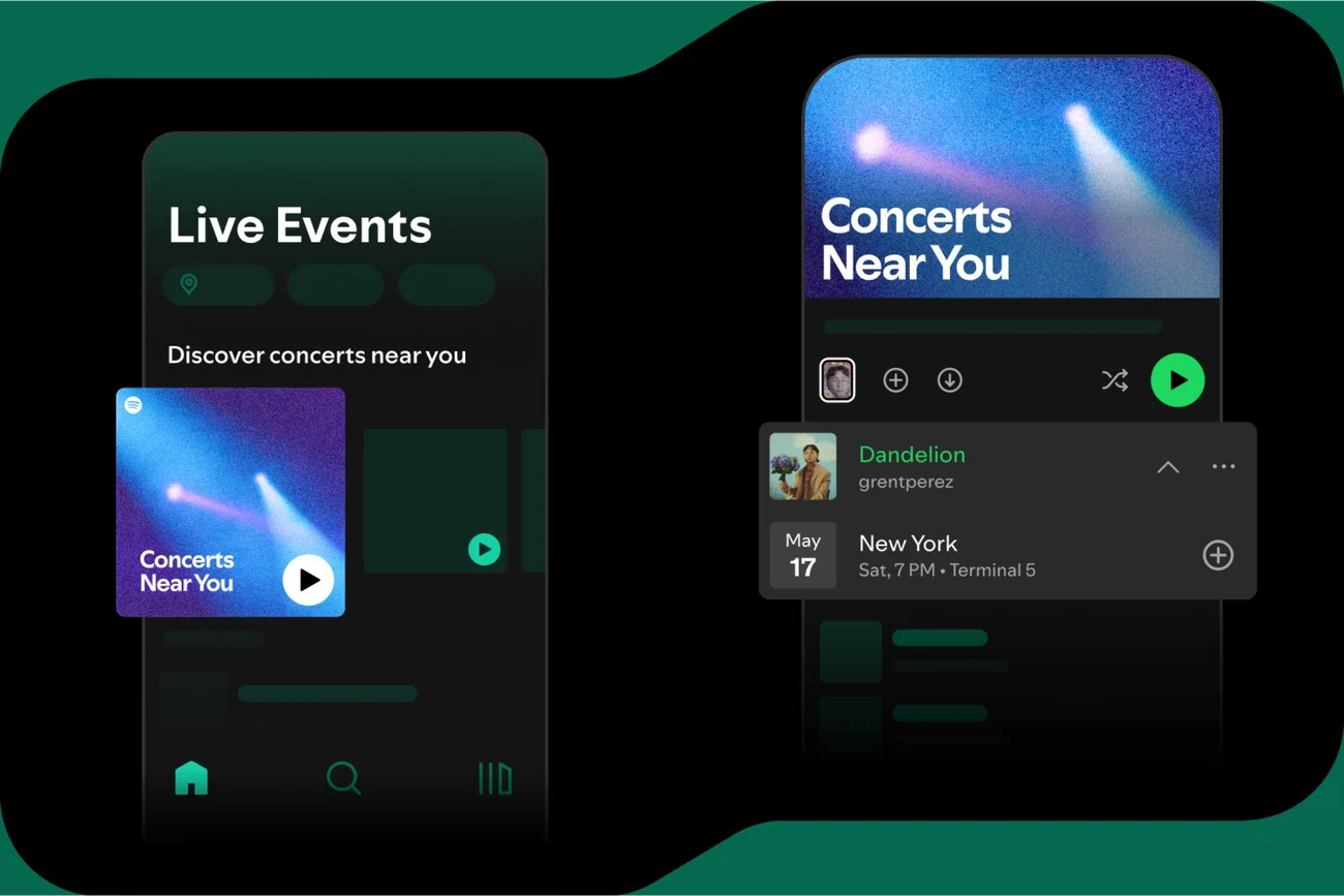 Spotify, konuma özel “Yakınındaki Konserler” listesiyle canlı müzik deneyimini kişiselleştiriyor