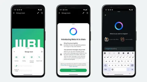 WhatsApp, grup sohbetlerine yapay zekâ destekli ikon oluşturma özelliği getiriyor