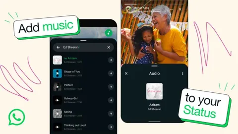 WhatsApp durum güncellemelerine müzik ekleme özelliği geldi