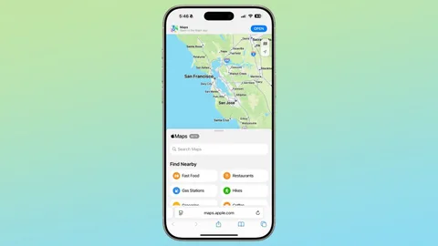 Apple Harita’nın web sürümü artık iPhone’da da doğrudan çalışıyor