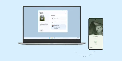 Google Quick Share, Samsung bilgisayarlarda yerini özel Samsung sürümüne bırakıyor