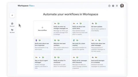 Google Workspace Flows çok adımlı iş süreçlerini yapay zekâ ile yönetiyor